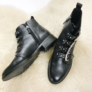 halogen lily buckle bootie